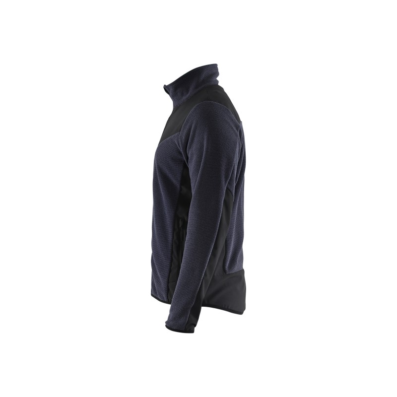Gebreid vest met softshell