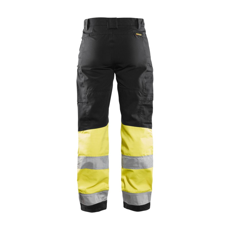 Dames werkbroek High Vis met stretch
