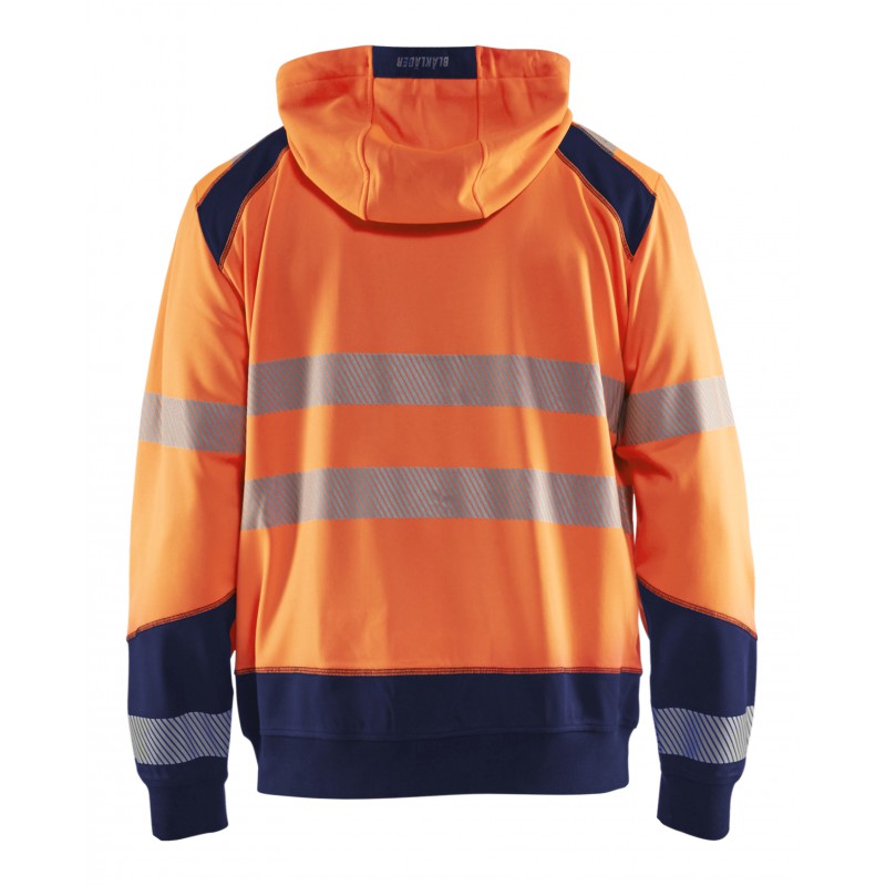 Hooded sweatshirt High Vis