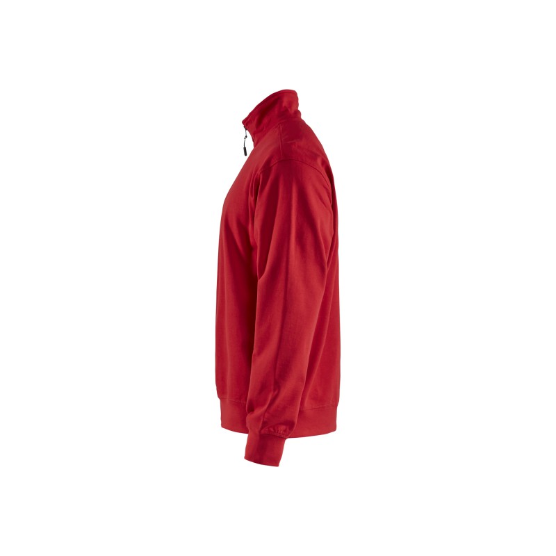 Sweatshirt met halve rits Sweatshirt met halve rits
