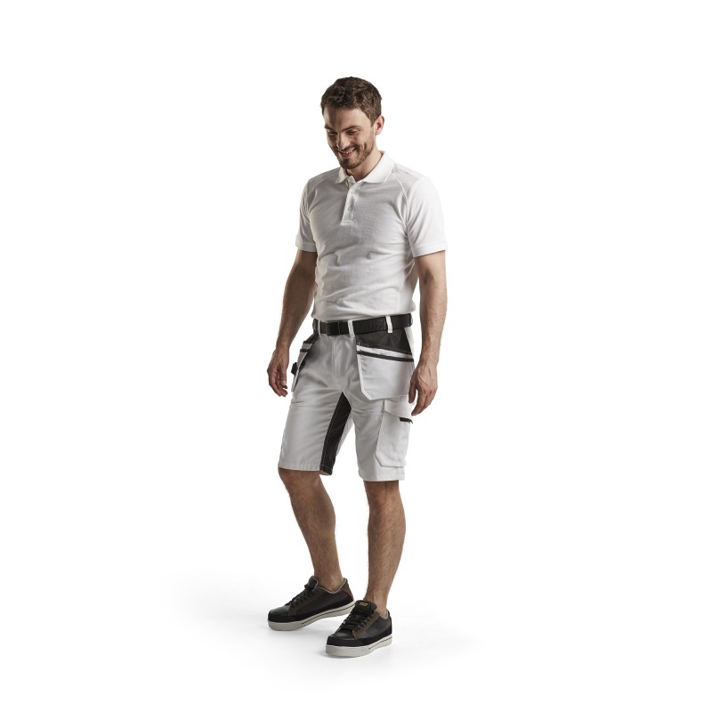 Schildersshort met stretch