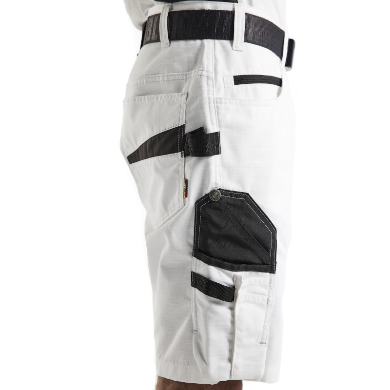 Schildersshorts met stretch