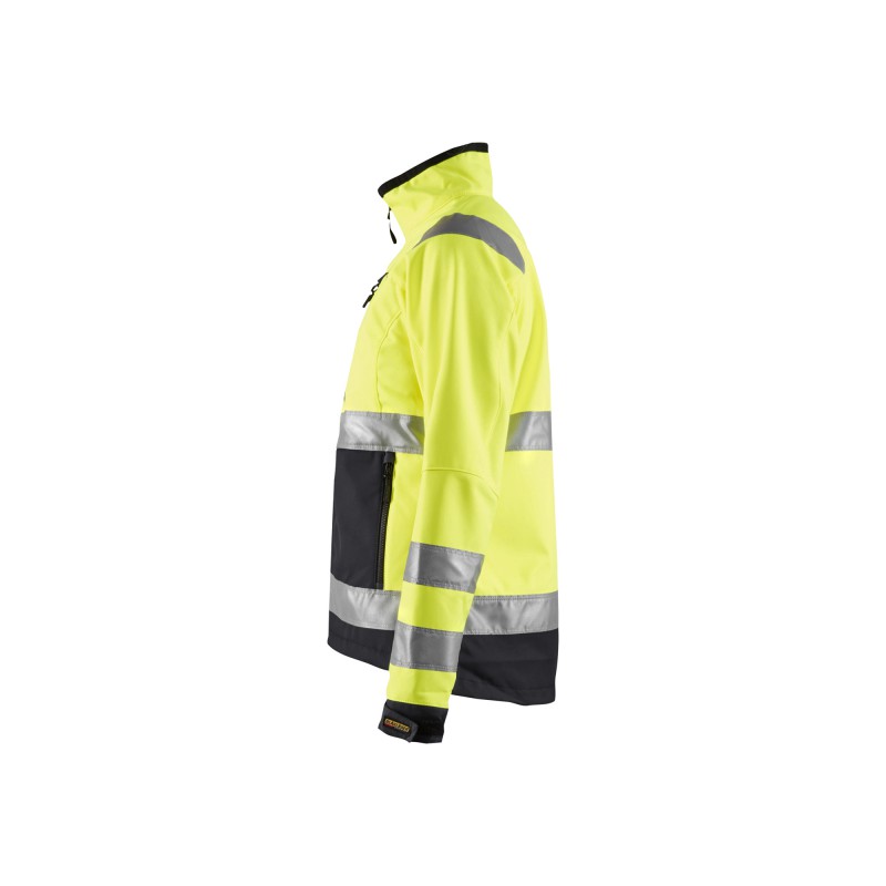 Dames Softshell jack High Vis
