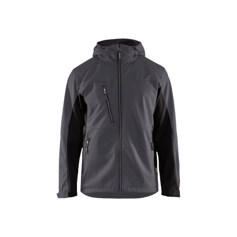 Softshell jack met capuchon