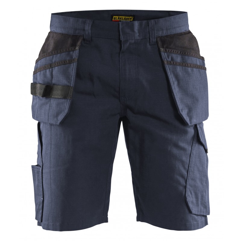 Service short met spijkerzakken