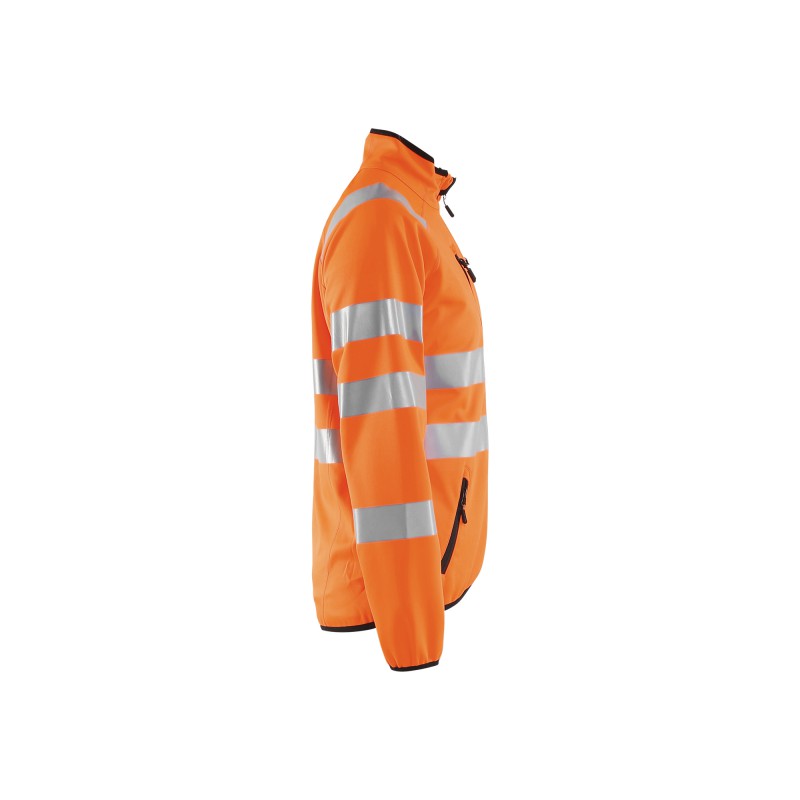Dames Softshell jack High Vis