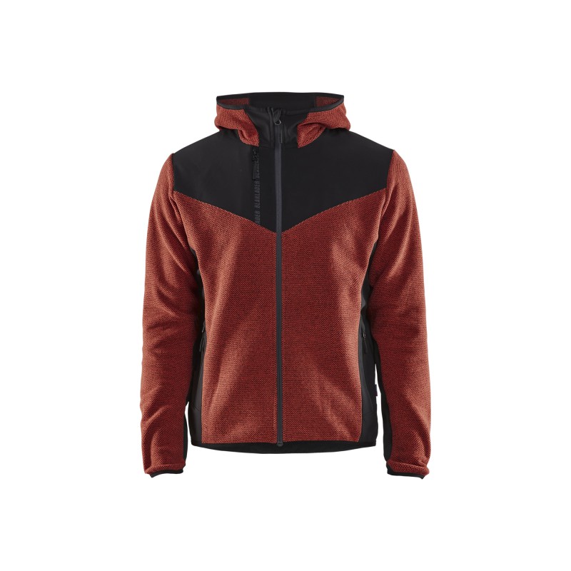 Gebreid jack met softshell