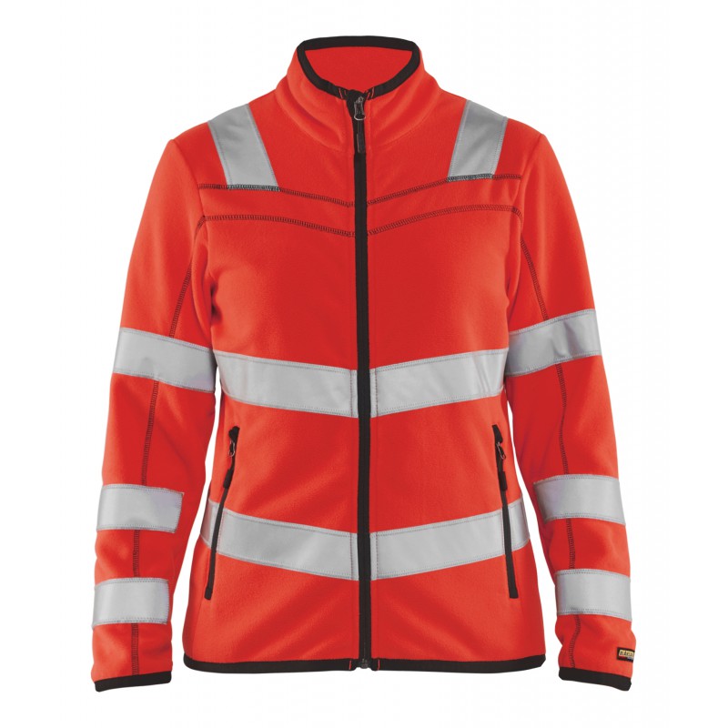 Dames Microfleecevest High Vis