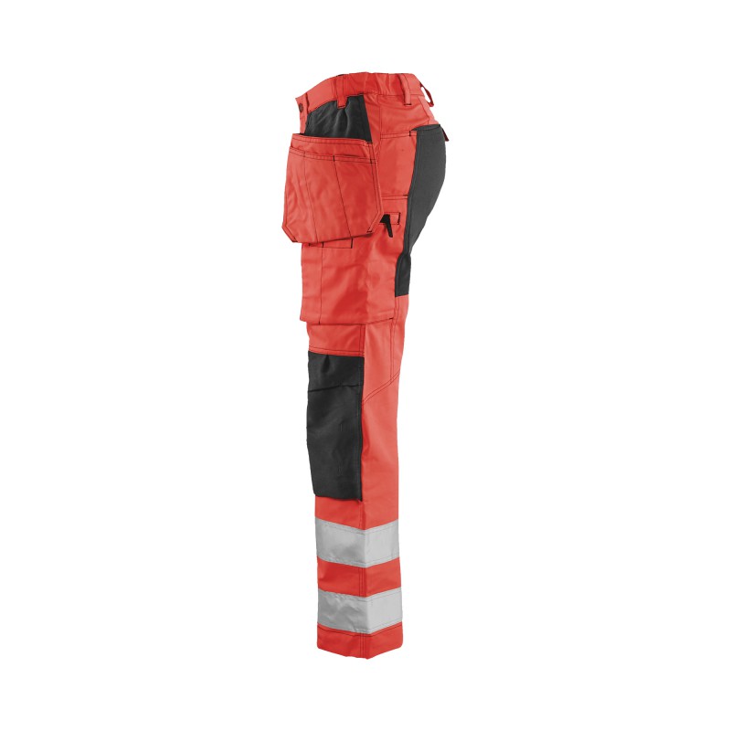 Dames werkbroek High Vis met stretch