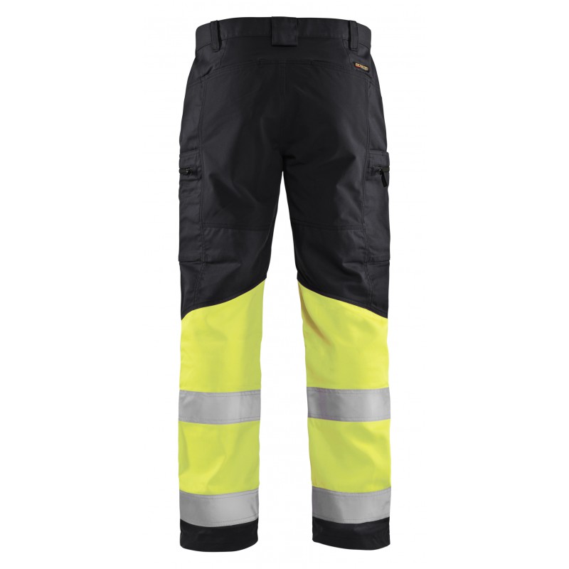 Werkbroek met stretch High Vis