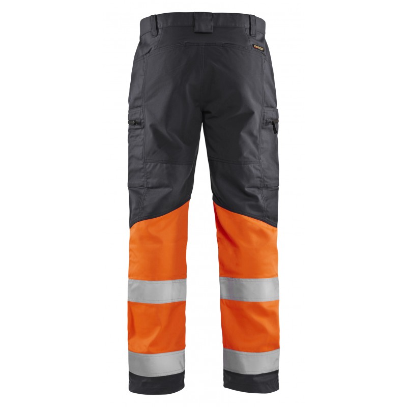 Werkbroek met stretch High Vis