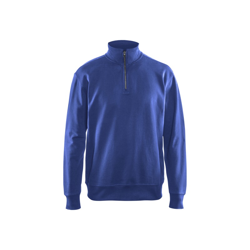 Sweatshirt met halve rits Sweatshirt met halve rits