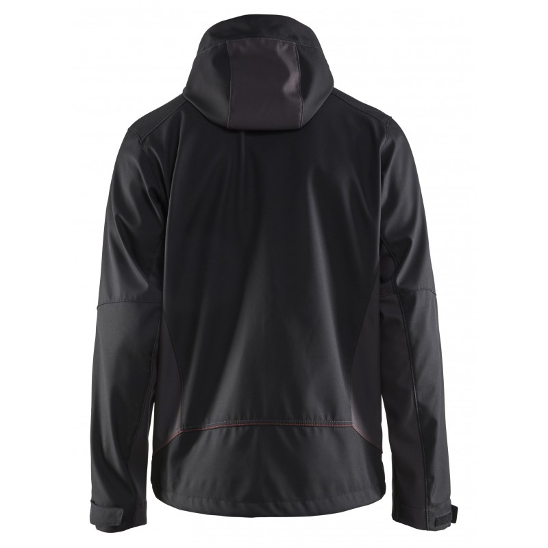 Softshell jack met capuchon