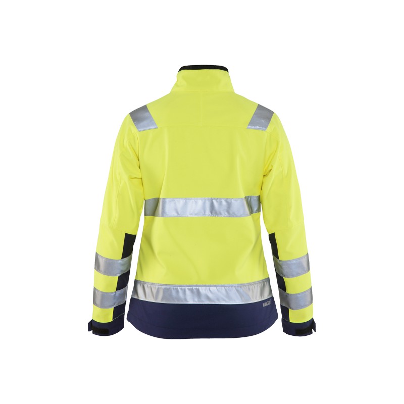 Dames Softshell jack High Vis