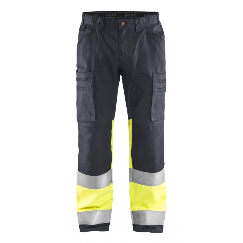Werkbroek met stretch High Vis