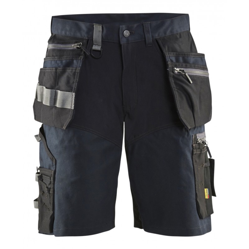 Short met stretch en spijkerzakken