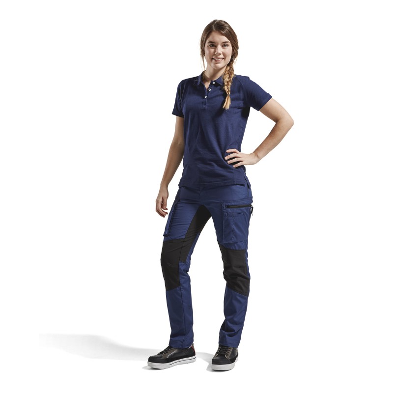 Dames poloshirt piqué