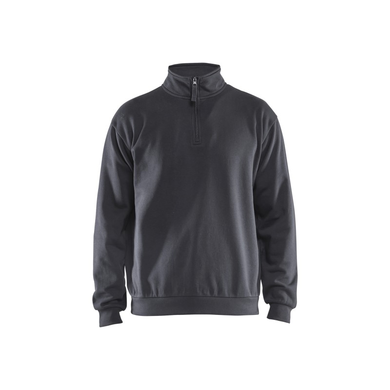 Sweatshirt met halve rits Sweatshirt met halve rits