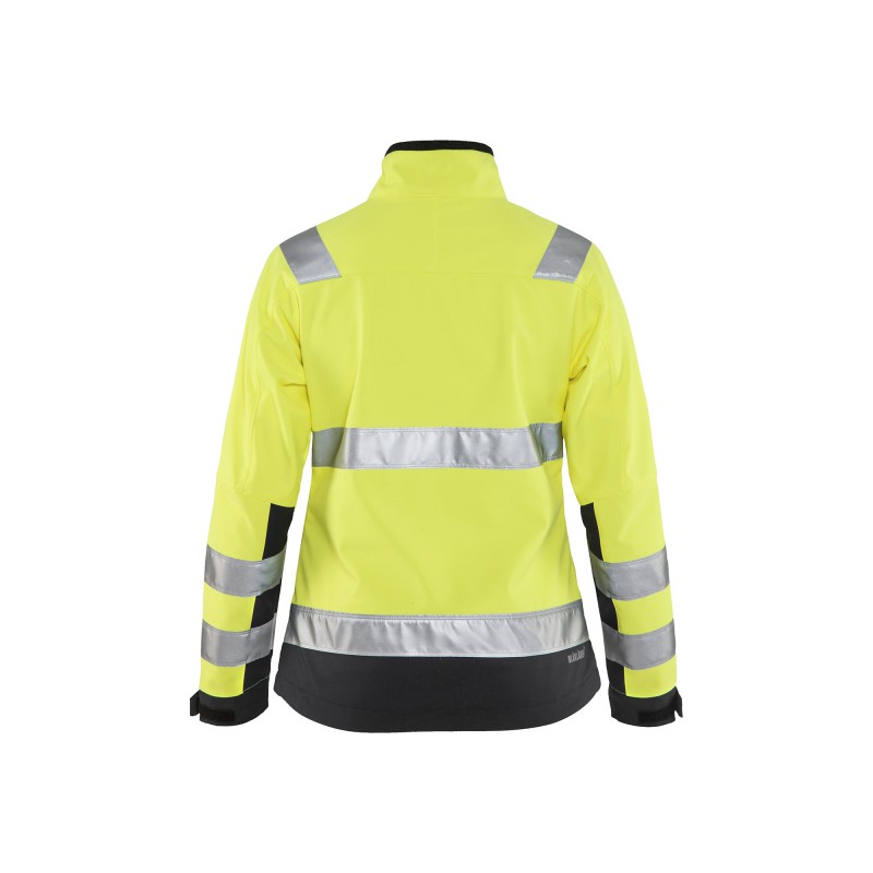 Dames Softshell jack High Vis
