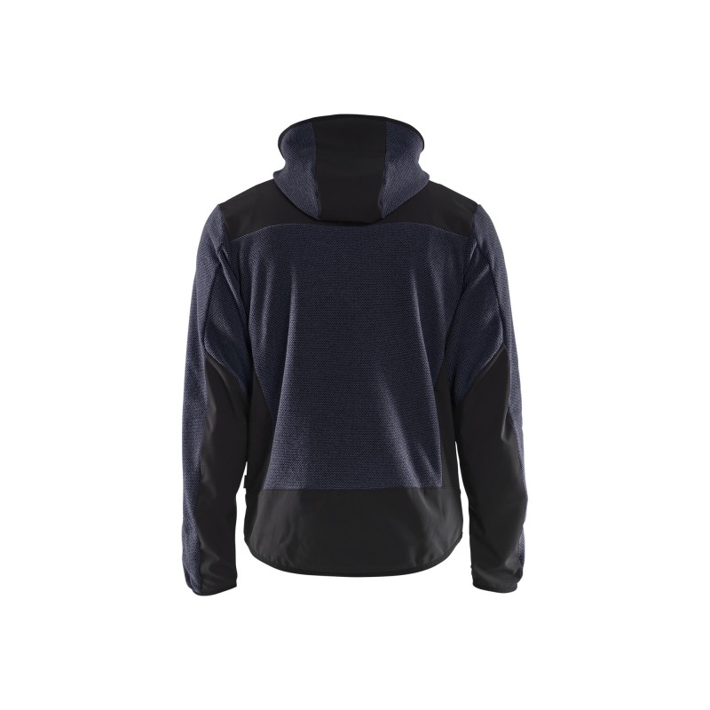 Gebreid jack met softshell
