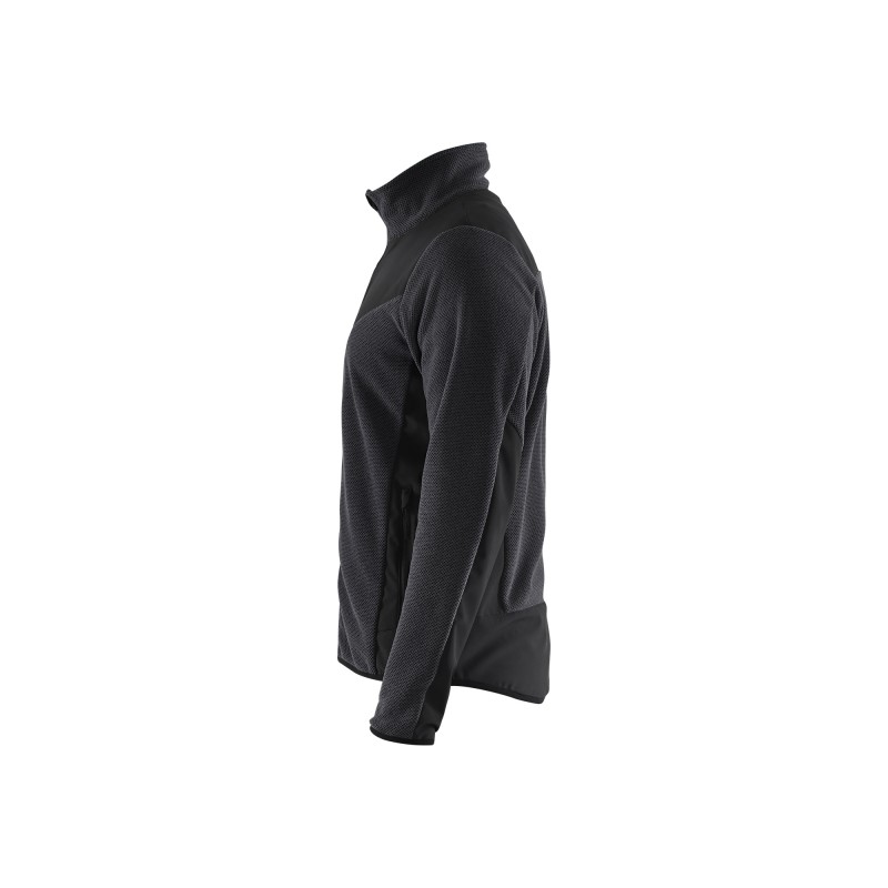 Gebreid vest met softshell