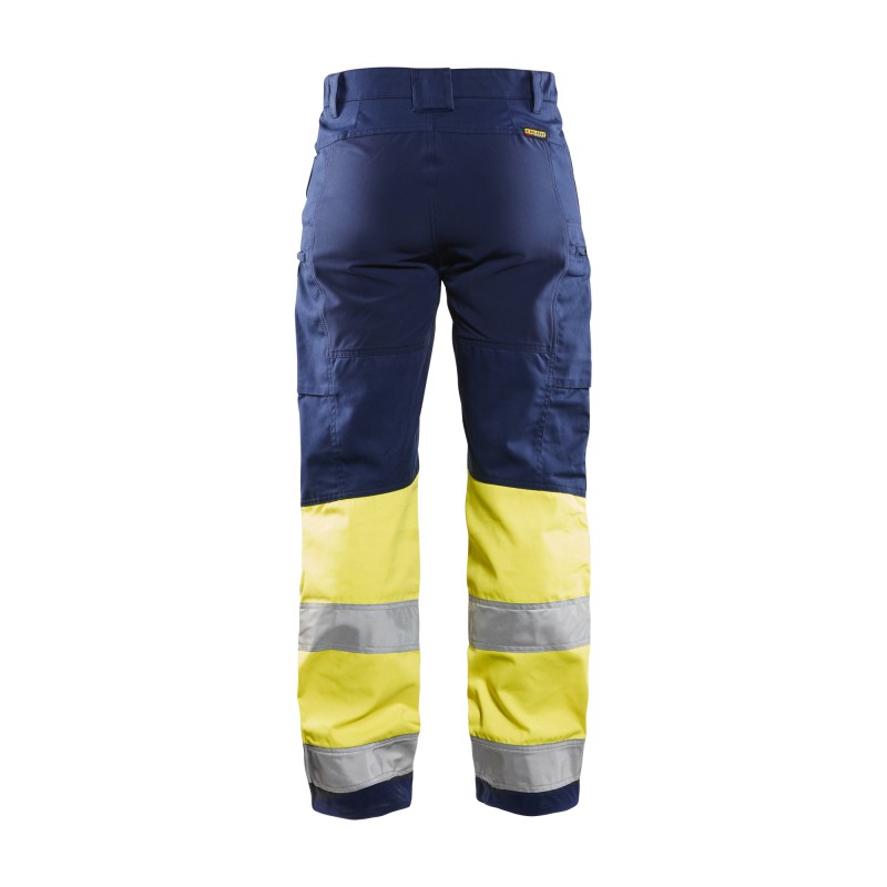 Dames werkbroek High Vis met stretch