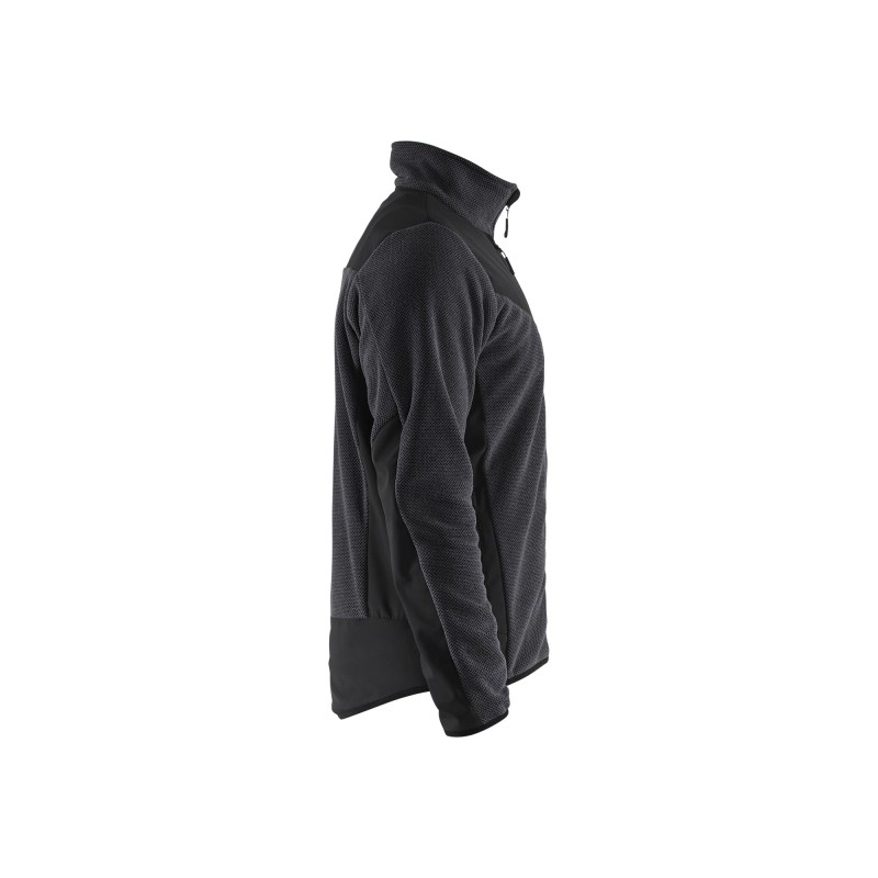 Gebreid vest met softshell