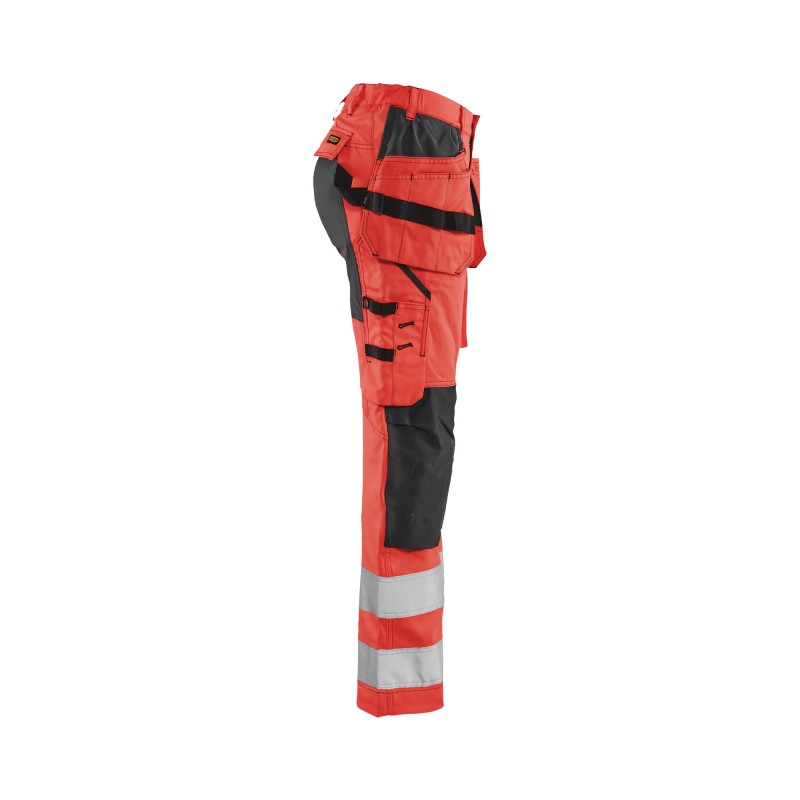 Dames werkbroek High Vis met stretch