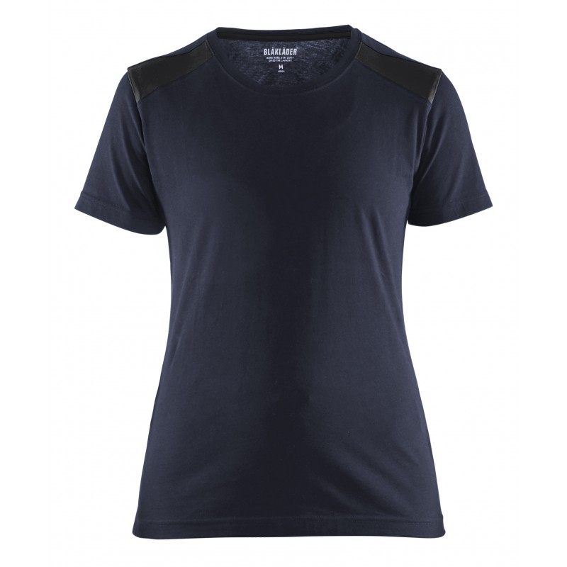 Dames T-shirt bi-colour Dames T-shirt bi-colour
