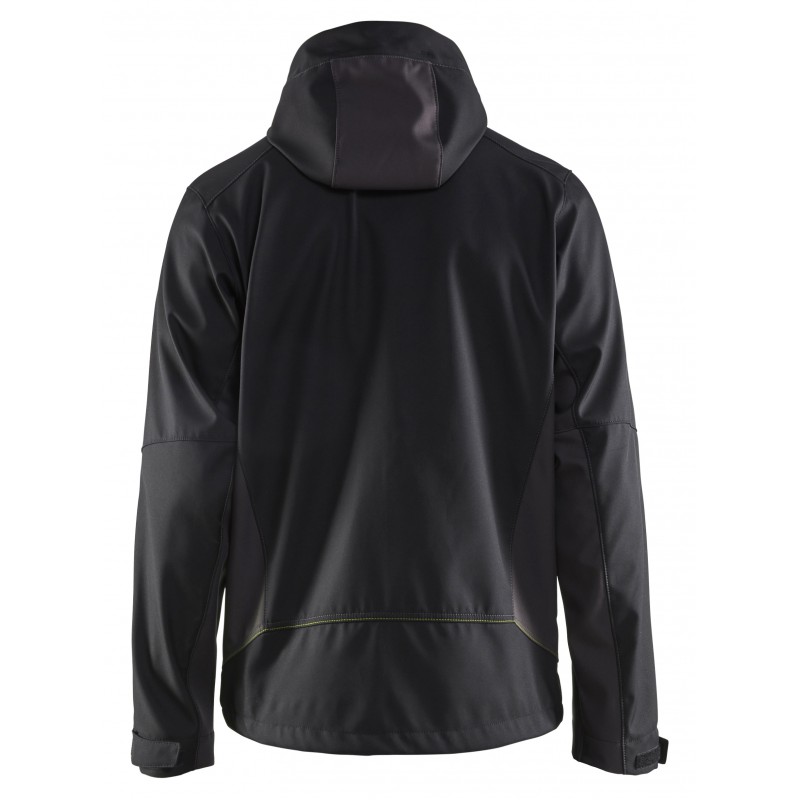 Softshell jack met capuchon