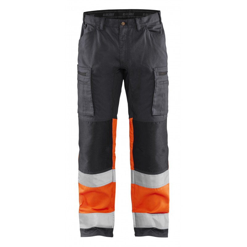 Werkbroek met stretch High Vis