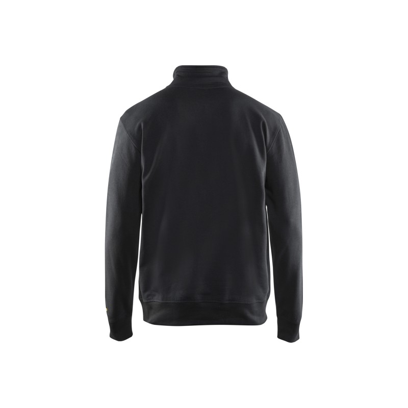 Sweatshirt met halve rits Sweatshirt met halve rits