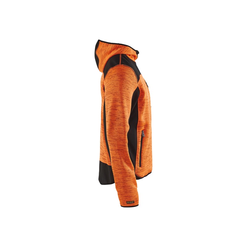 Gebreid vest met softshell