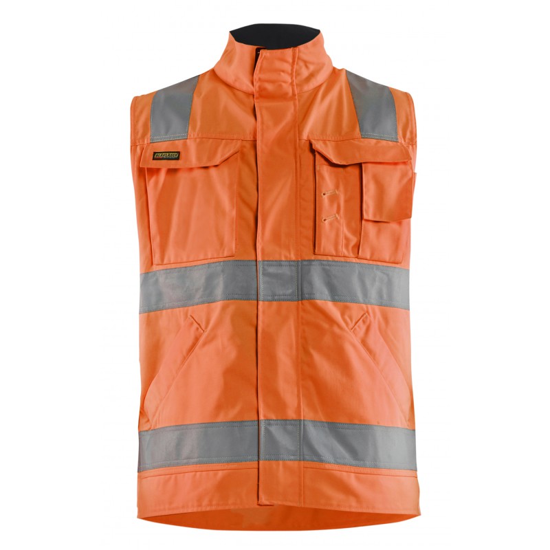 Werkvest. Ongevoerd High Vis