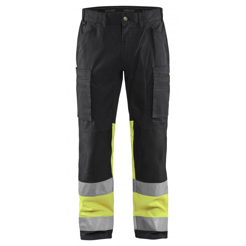 Werkbroek met stretch High Vis