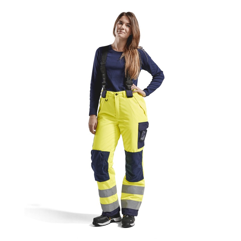 Dames Winterwerkbroek High Vis