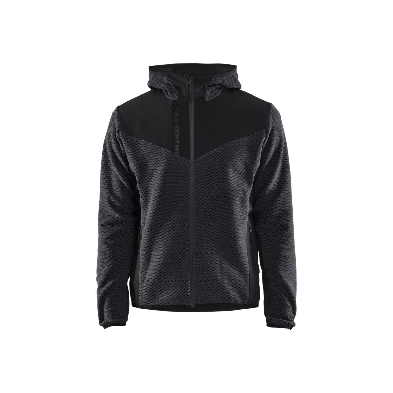 Gebreid jack met softshell