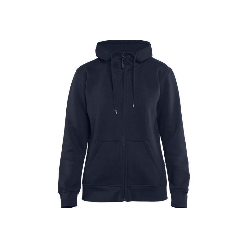 Dames hoodie met rits