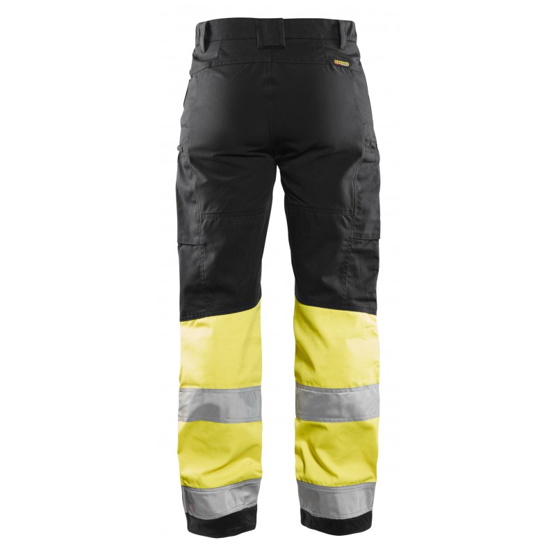 Dames werkbroek High Vis met stretch
