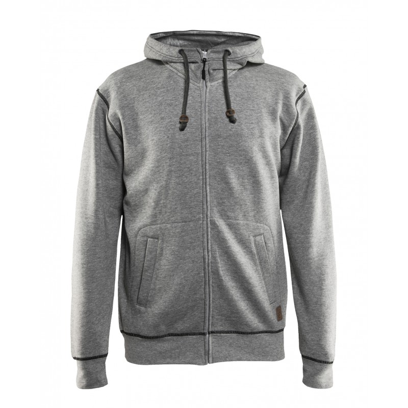 Hooded sweatshirt met rits