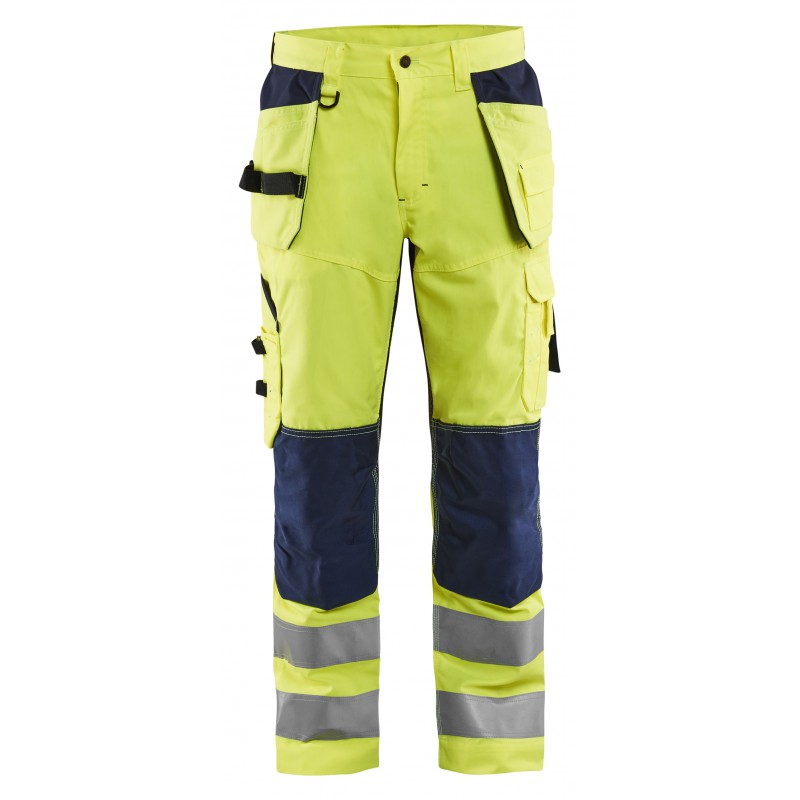 Werkbroek High Vis met ventilatie