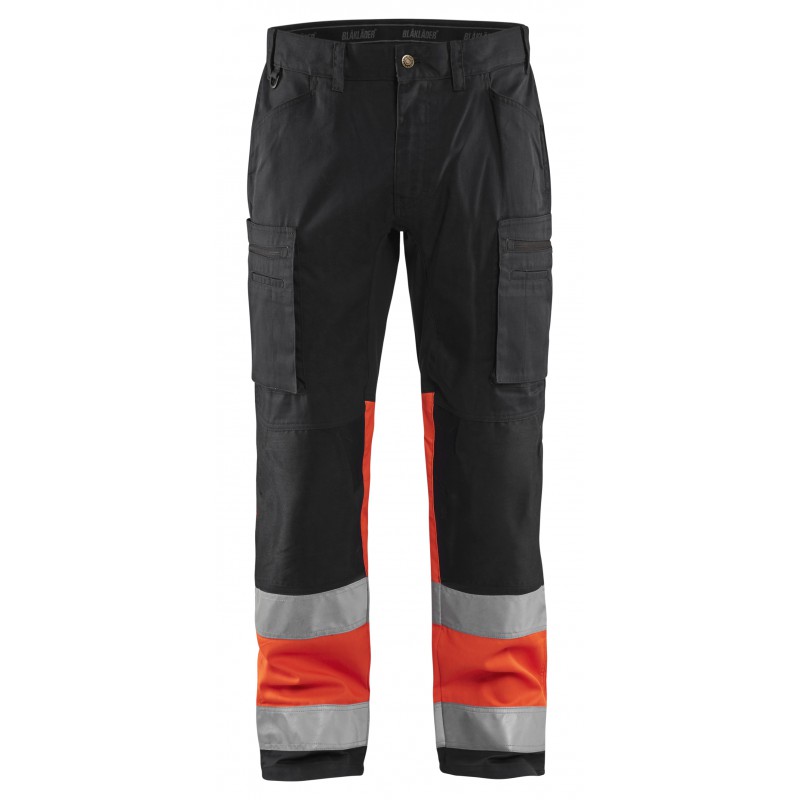 Werkbroek met stretch High Vis