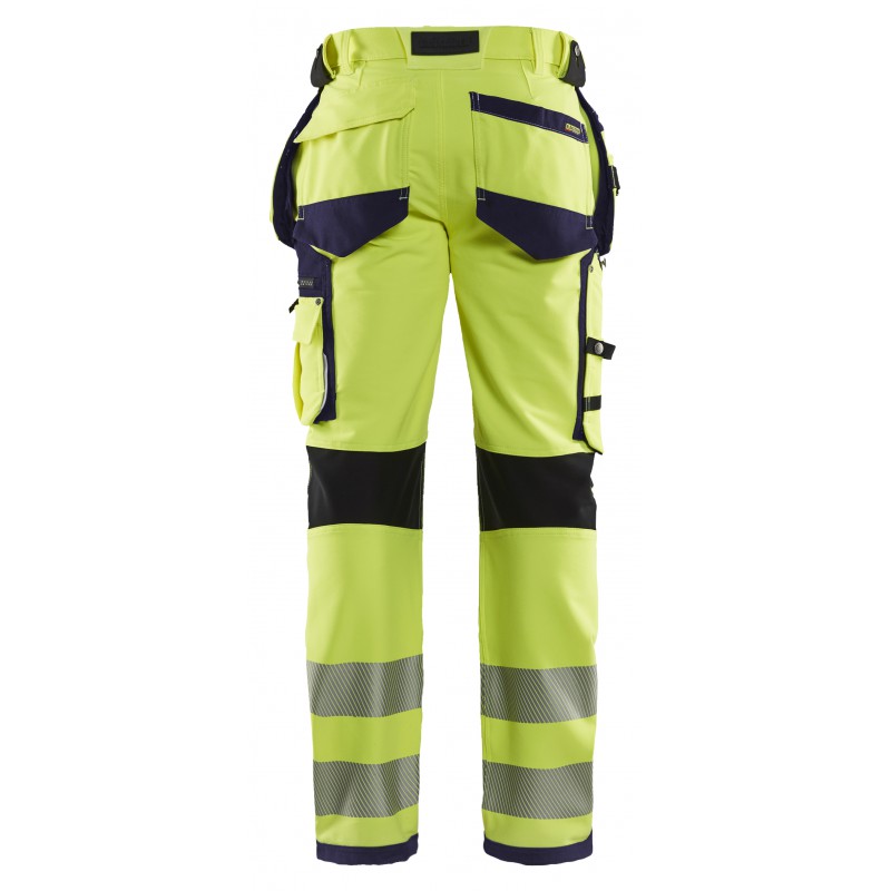 High Vis werkbroek met 4-weg stretch