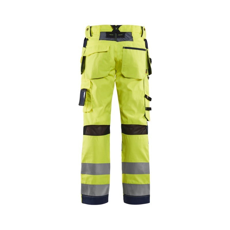 Werkbroek High Vis met ventilatie