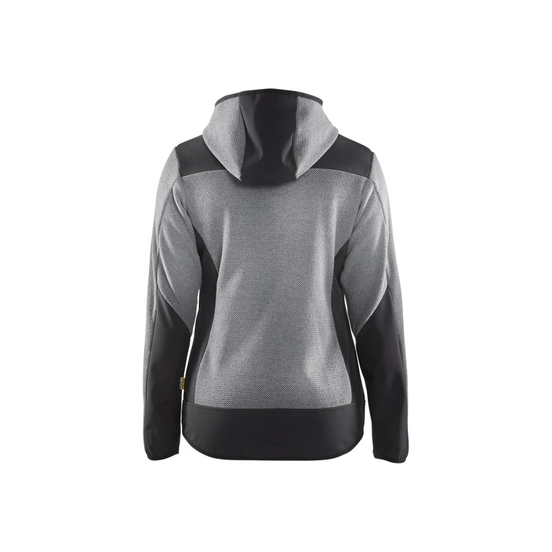 Gebreid damesjack met softshell