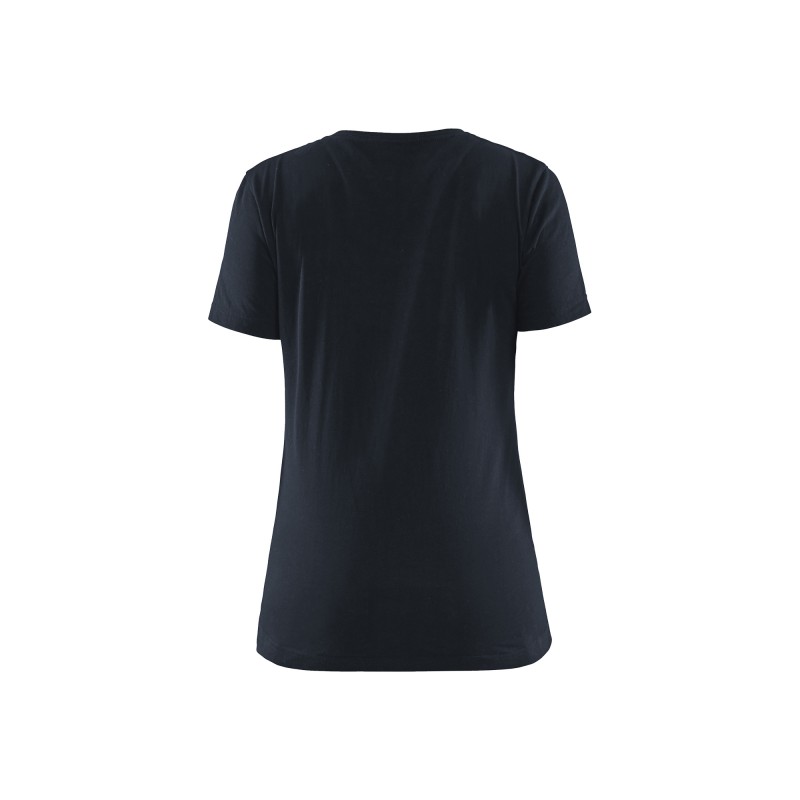 Dames T-shirt bi-colour Dames T-shirt bi-colour