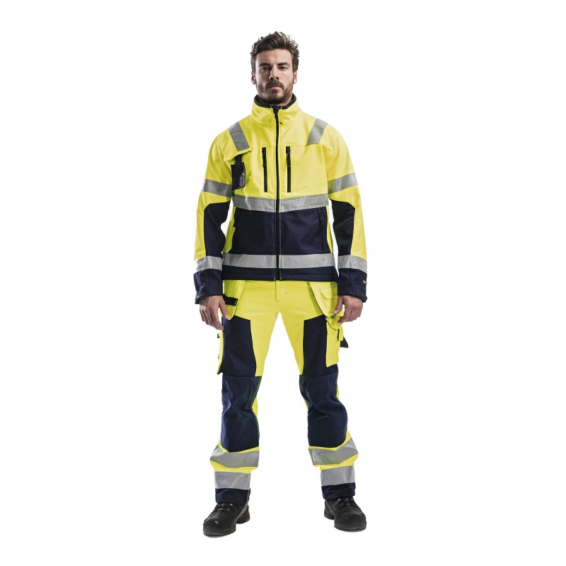 Werkbroek softshell High Vis