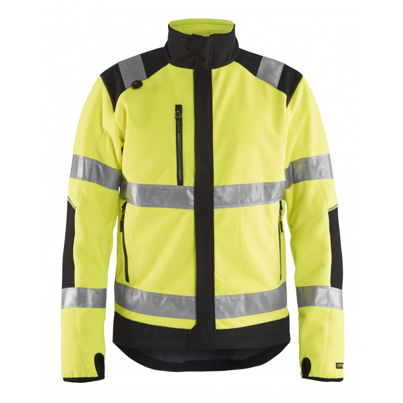 Winddicht Fleecejack High Vis