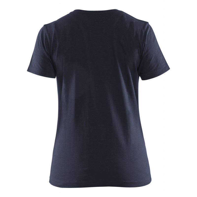 Dames T-shirt bi-colour Dames T-shirt bi-colour