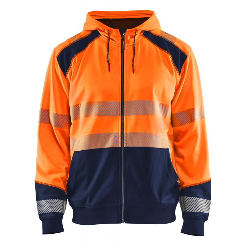 Hooded sweatshirt High Vis